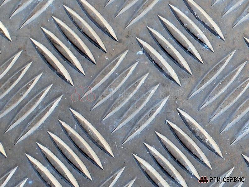 Лист алюминиевый рифленый Квинтет 1200х3000 (1,2) - фото 1