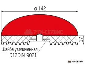 Накладка резиновая для подъемников "ОМА" max
