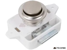 Замок-кнопка push/lock для кемпера, белый