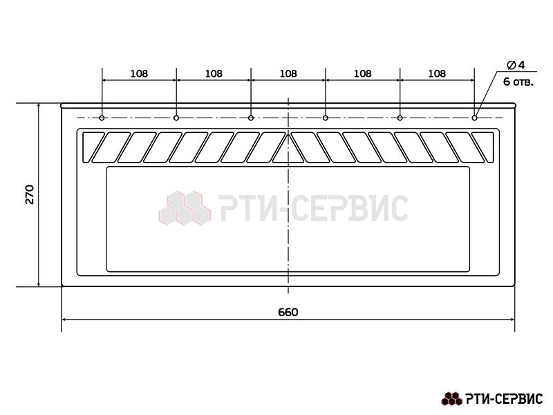 Брызговик 660х270 мм Mercedes Benz - фото 2