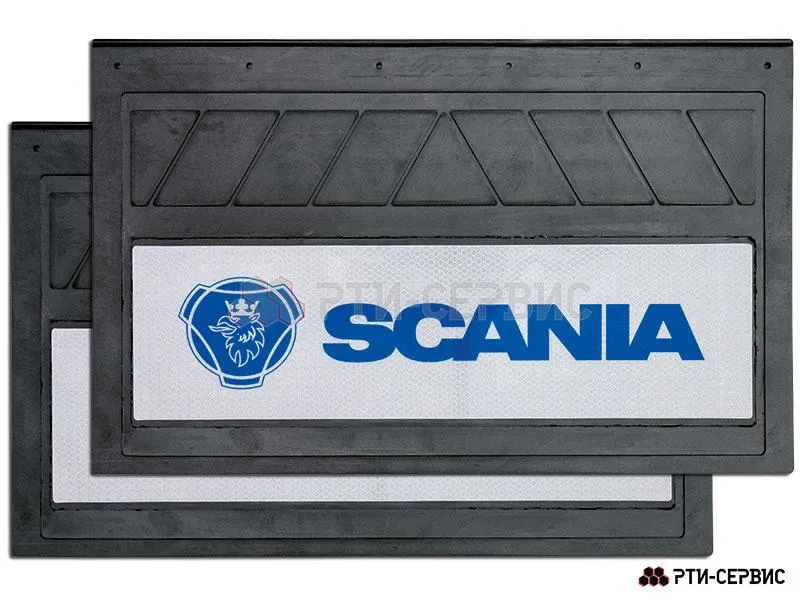 Брызговик 580х360 мм Scania (свет.)